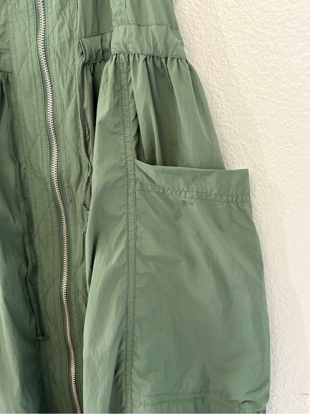 Anthropologie Daily Practice Free Fall Midi Dress Green Size S - Picture 7 of 14